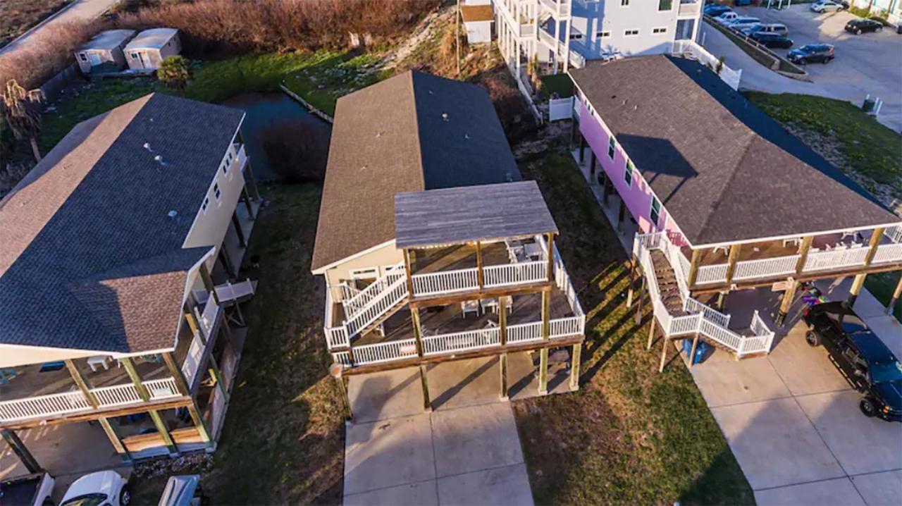 New 5 Bdrm W/Pool, Observation Deck Walk To Beach! Port Aransas Bagian luar foto