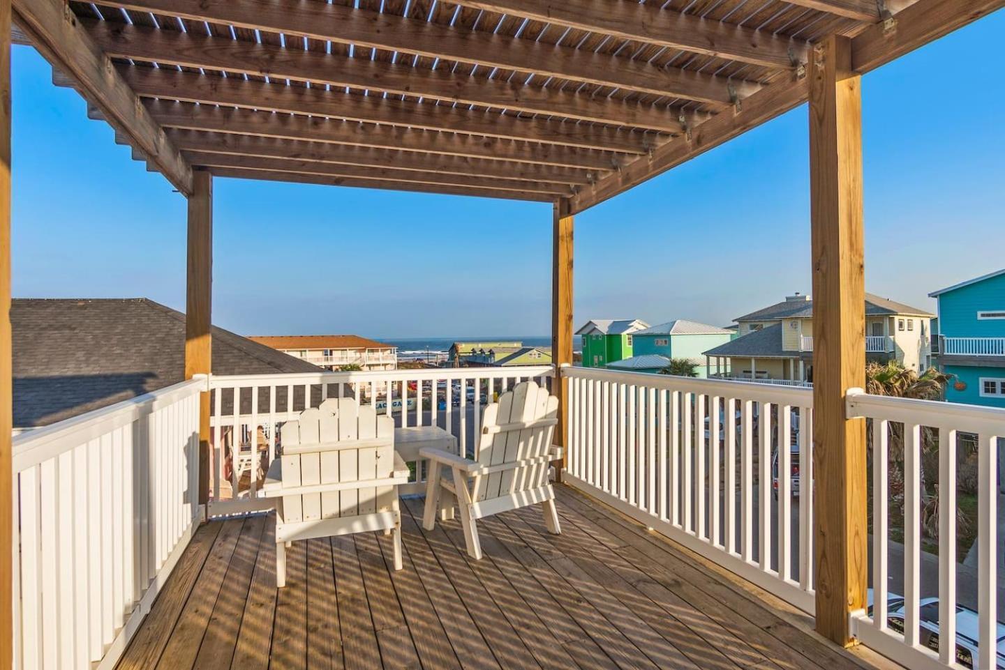 New 5 Bdrm W/Pool, Observation Deck Walk To Beach! Port Aransas Bagian luar foto